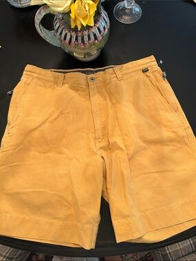 AIGLE Men's Yellow Casual Shorts NWOT